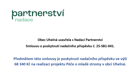 Informace o projektu Nadace partnerství