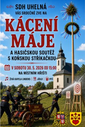 kácení máje a hasičská soutěž